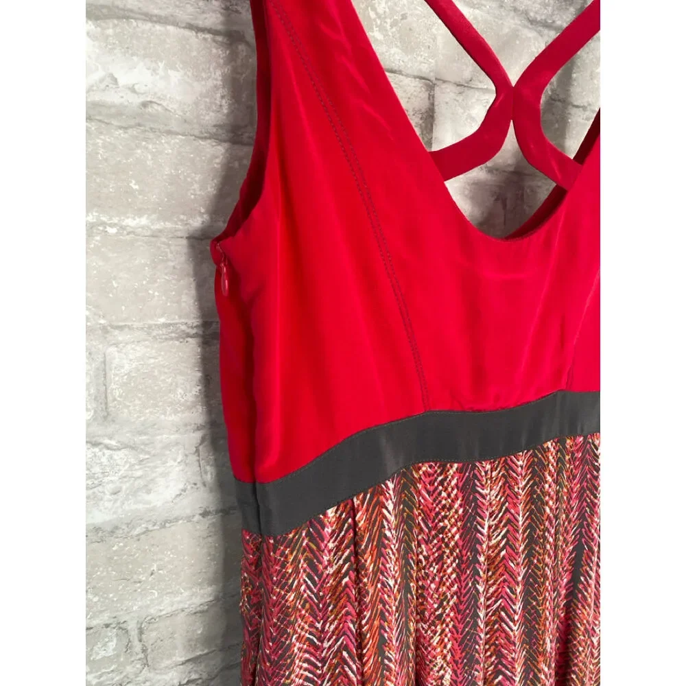 Sine Size Xxs/2 Raspberry/Grey Dress - Picture 4 of 6